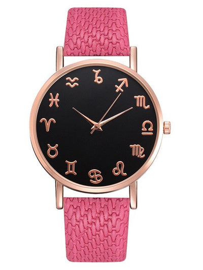 Montre Zodiaque Rose  Horoscope Zodiaque