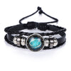 Bracelet Cuir Signes du Zodiaque  Horoscope Zodiaque